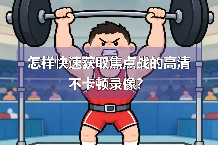 怎样快速获取焦点战的高清不卡顿录像？